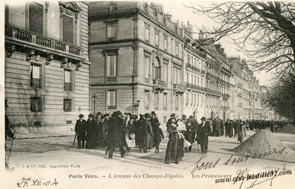 شانزلیزه.جندی شاپور البرز.Paris en 1900 – Avenue des Champs-Élysées