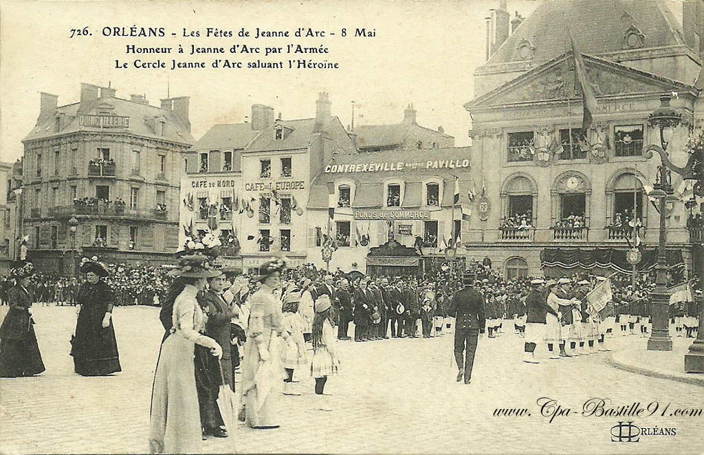 CPA Orléans Fêtes Jeanne D'Arc 1912 – Armure Cortège Historique