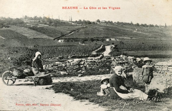 21- Beaune-La cote et les Vignes-éditeur Ronco Ainé - Cliquez sur la carte pour l’agrandir et en voir tous les détails