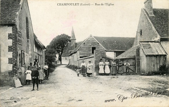 45-Champoulet - rue de l’église - Cliquez sur la carte pour l’agrandir et en voir tous les détails