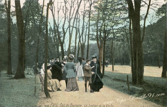  16arrt-Bois de boulogne-le sentier de la vertu -  sur la carte pour l’agrandir et en voir tous les détails