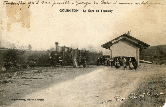 Gourgeon-La Gare du Tramway - Cliquez sur la carte pour l’agrandir et en voir tous les détails