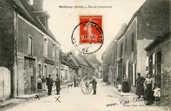 Melleray-Rue de Montmirail - Cliquez  sur la carte pour l’agrandir et en voir tous les détails