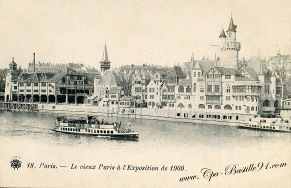 Vieux Paris à l'exposition Universelle de 1900 - Cliquez sur la carte pour l’agrandir et en voir tous les détails
