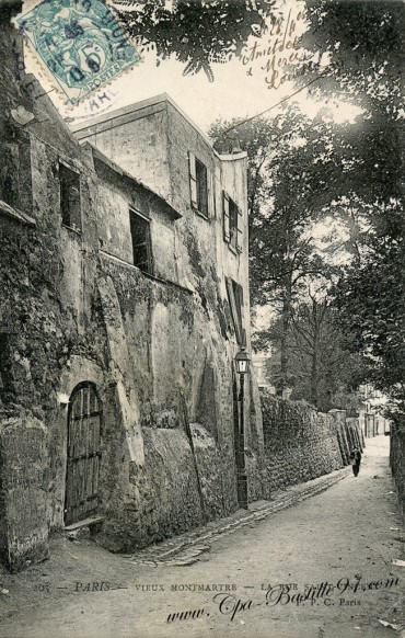 18arrt-Paris-Vieux Montmartre-la rue Saint-Vincent - Cliquez sur la carte pour l’agrandir et en voir tous les détails