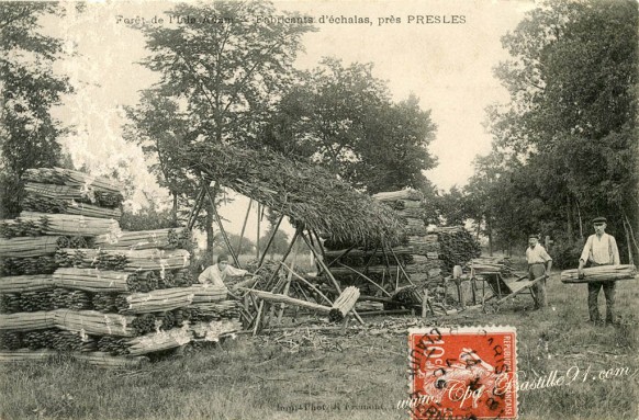 95-Foret l'isle Adam-Fabricants d'echalas-prés Presles - Cliquez sur la carte pour l’agrandir et en voir tous les détails