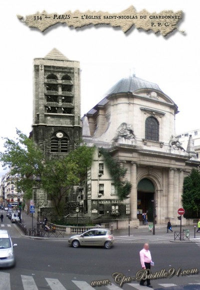 Église Saint-Nicolas-du-Chardonnet- 100 ans après - Cliquez sur la carte pour l’agrandir et en voir tous les détails