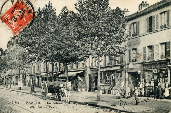 93-Pantin-La librairie Borni-28 rue de paris- Cliquez sur la carte pour l’agrandir et en voir tous les détails