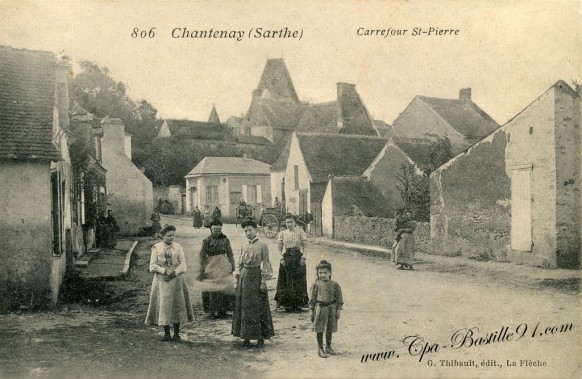 Chantenay-Villedieu-Carrefour Saint-Pierre - Cliquez sur la carte pour l’agrandir et en voir tous les détails