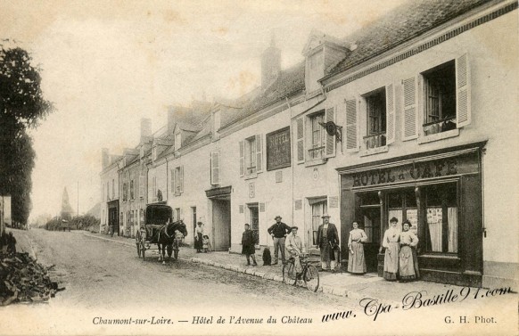 41-Chaumont-sur-Loire-Hotel de l'avenue du Château - Cliquez sur la carte pour l’agrandir et en voir tous les détails  