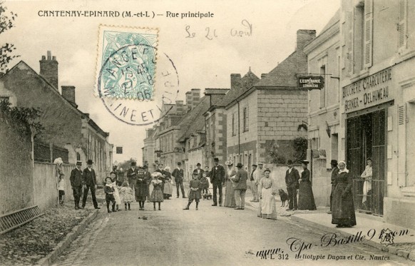 Cantenay-Epinard-Rue-Principale-Maine et Loire- Cliquez sur la carte pour l’agrandir et en voir tous les détails