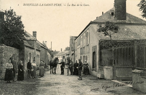 28-Boisville-La-Saint-Père-la rue de la Gare - Cliquez sur la carte pour l’agrandir et en voir tous les détails