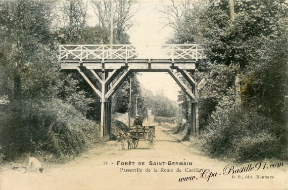 78-Foret de saint-Germain-passerele de la route de Carrières