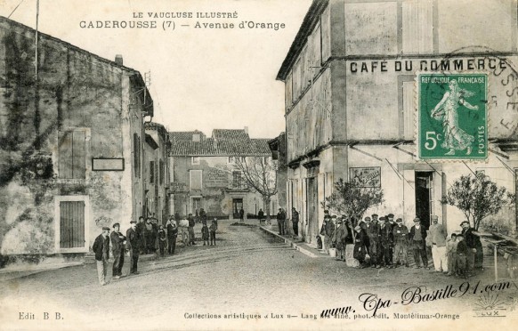 84-Caderousse-avenue dOrange-Le Vaucluse illustré