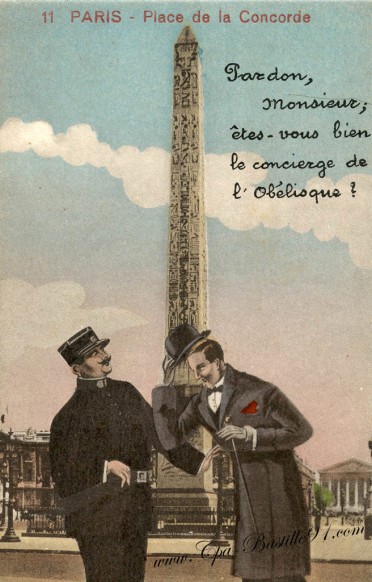 Paris-Place de la concorde-Pardon Monsieur