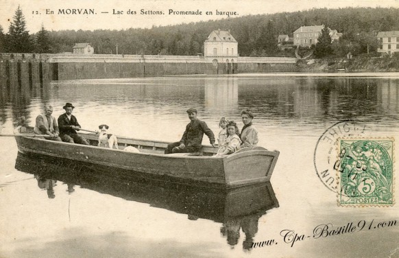 Morvan-lac des settons-promenade en barque