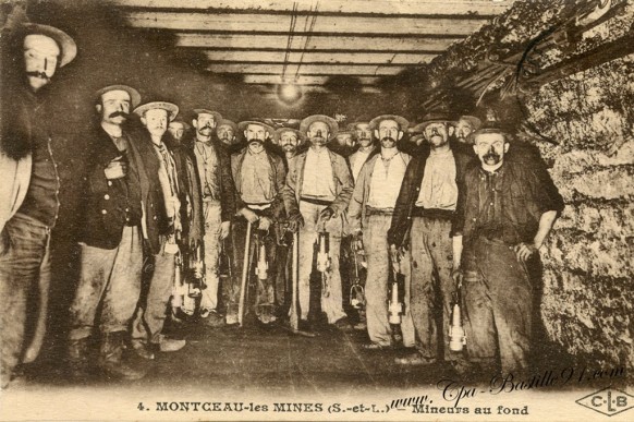 Montceau-les-mines-mineurs de fond