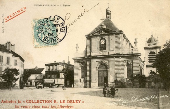 94-carte postale ancienne-Choisy le roy-specimen-Le-deley - Cliquez sur la carte pour l’agrandir et en voir tous les détails