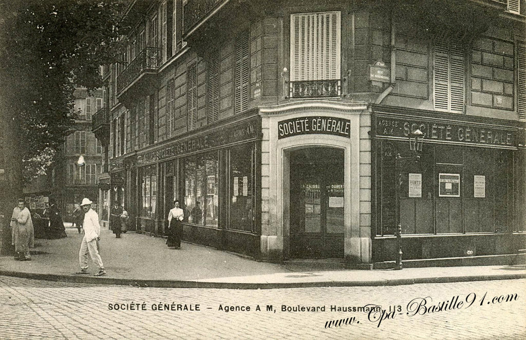 Ancienne Jumelle De Théâtre – Société Générale, Paris Saint-Lazare (début XXe)