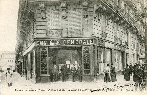 Banque de la Societé Générale - Agence AK 48 rue de Rennes