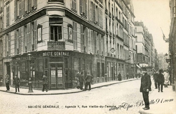 Banque de la Societé generale-agence rue vielle du temple