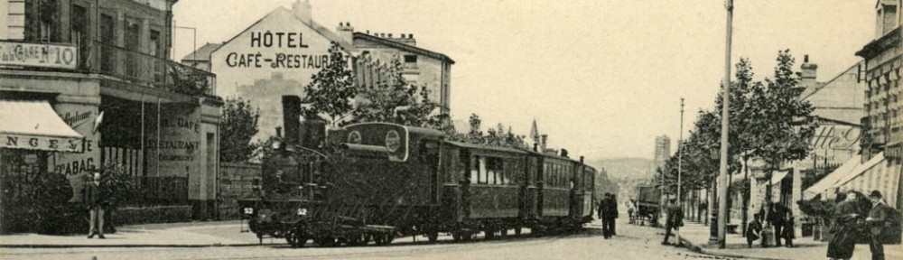 Carte postale ancienne-Soissons-Avenue de la gare