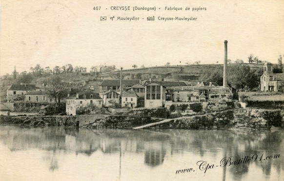 Creysse-Fabrique de papiers