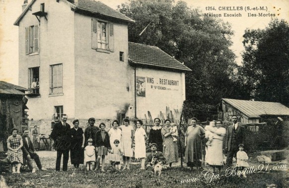 Chelles-Maison Escaich-iles-Mortes - Cliquez sur la carte pour l’agrandir et en voir tous les détails