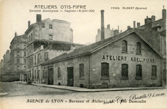 Lyon-Ateliers Otis-Pifre-Ascenseurs