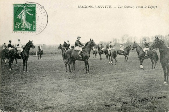 Maisons-Laffitte-Les courses-avant le depart