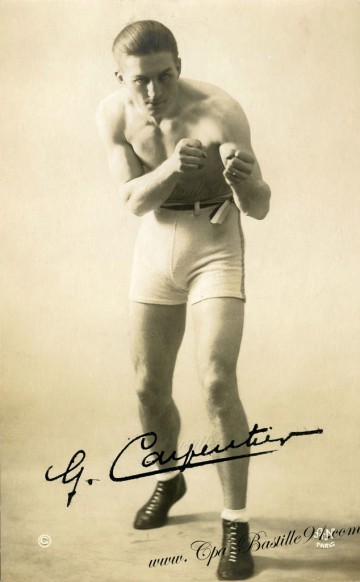 Carte-Postale-Ancienne - Autographe de Georges Carpentier