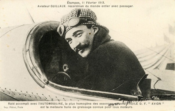 Etampes-11 fevrier 1913-Aviation-Aviateur Guillaux