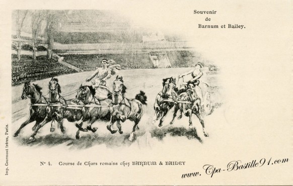 carte-Postale-Ancienne-Cirque-Souvenir de Barnum et Bailey-4