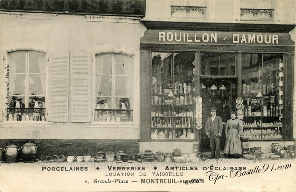 Montreuil-sur-mer-Porcelaines-Verreries-Rouillon-Damour