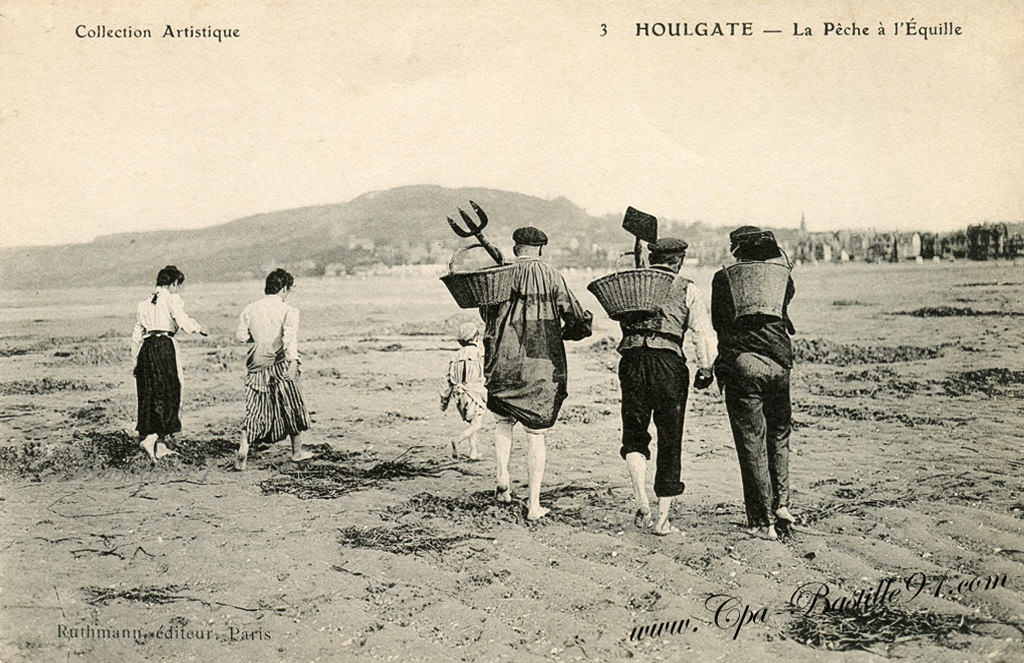 Carte Postale Ancienne - Pêche à La Crevette (E91) - Collection