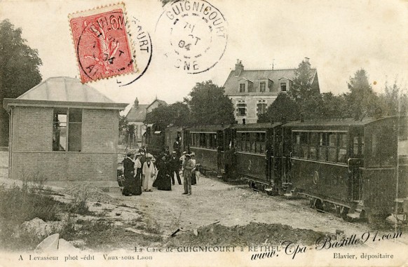 La gare de Guignicourt à Rethel