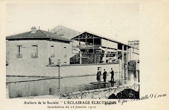 l'éclairage - électrique  de 1910 