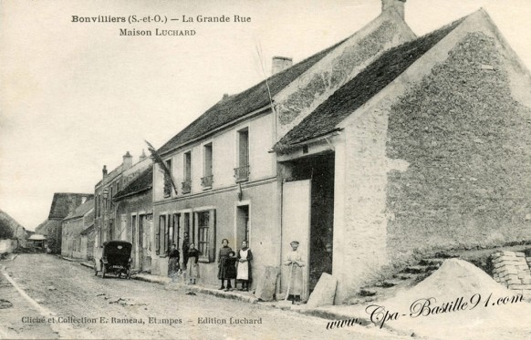 Bonvilliers - La Grande - Rue Maisons Luchard