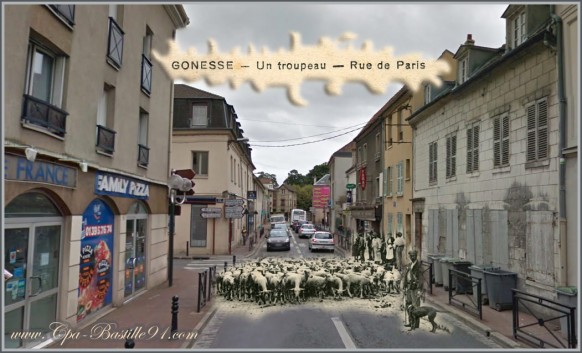 Gonesse rue de Paris-d'hier à Aujourd'hui