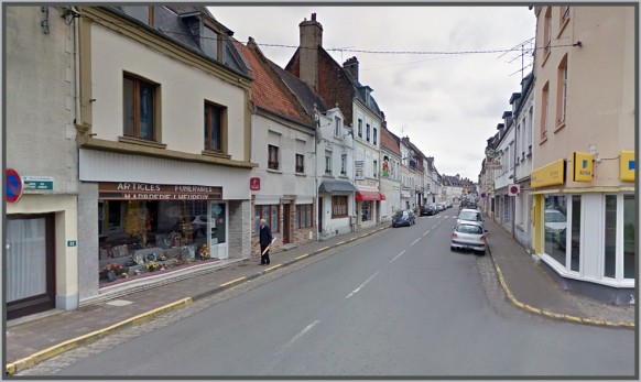 Hesdin-Rue-saint-Omer-dhier-à-Aujourdhui.