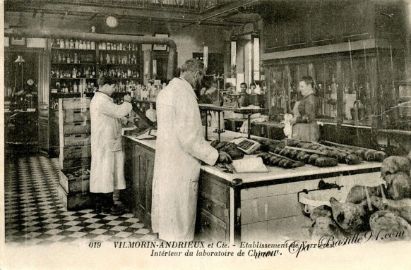 Vilmorin-Andrieux et Cie- Etablissement de Verrières - Intérieur du Laboratoire de Chimie