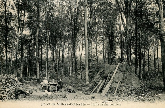 Forêt de Villers-Cotterêts - Hutte de Charbonniers