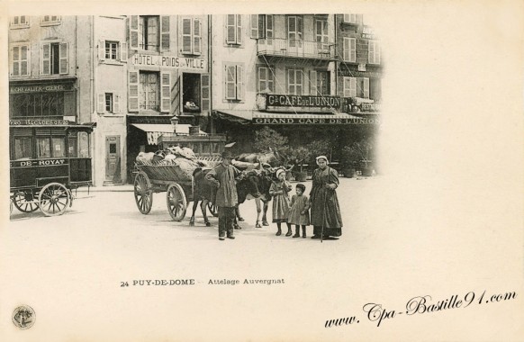 Puy-de-Dome - Attelage  Auvergnat