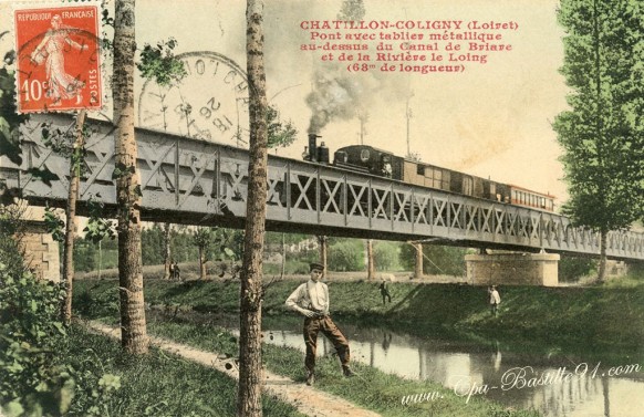 Chatillon-Coligny-Pont-avec-tablier-métallique