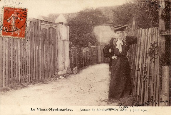 Le-Vieux-Montmartre-Autour-du-Moulin-de-la-Galette-5juin-1904