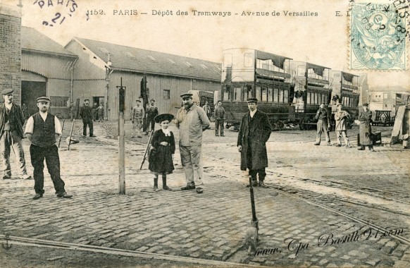 Paris - Depot des tramways-Avenue de Versailles