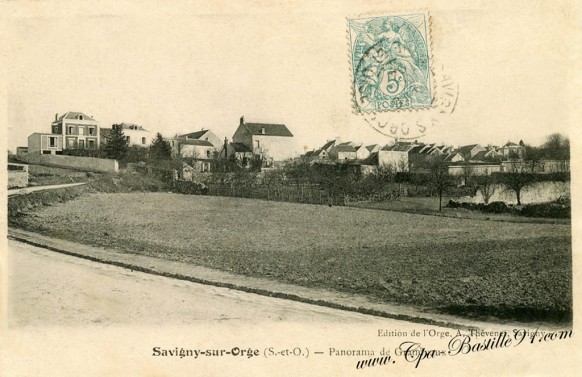 Savigny sur Orge-carte-postale-Ancienne-Panorama de Grandvaux