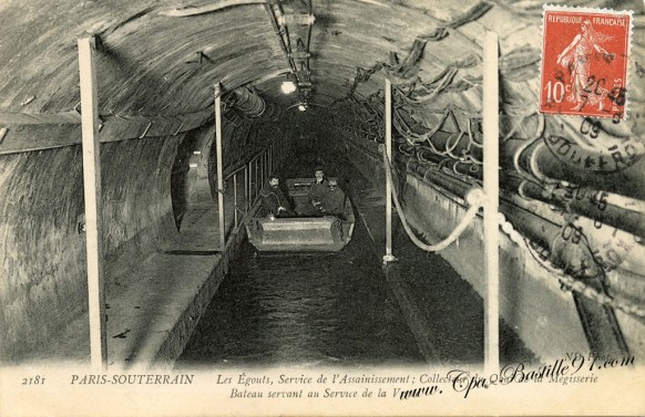 Paris-souterrain-Les-égouts-de-lassainissement