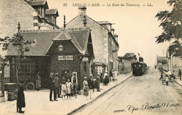 Lion-sur-mer-La-gare-du-tramway