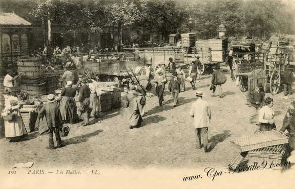 Carte Postale Ancienne - Paris - Les Halles